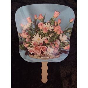 Vtg Scheer Paper Advertisement Hand Fan Carson Pirie Scott Stores Chicago Rare